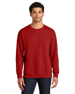 Jerzees IC48M Red-Ultimate Unisex CVC Ring Spun Crewneck Sweatshirt Red