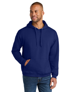 Jerzees IC49M Purple-Ultimate Unisex CVC Ring Spun Hoodie Purple