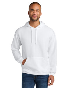Jerzees IC49M White-Ultimate Unisex CVC Ring Spun Hoodie White