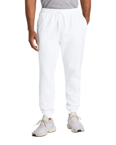 Jerzees IC50M White-Ultimate Unisex CVC Ring Spun Pocket Jogger  White