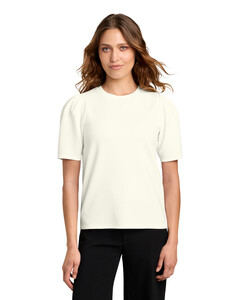 Mercer+Mettle MM1041 White-Women's Short Sleeve Lite Spacer Top White