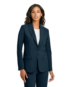 Mercer+Mettle MM3033 Navy-Women's Capital Tech Blazer Navy