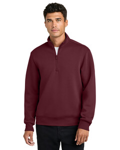 Mercer+Mettle MM3100 Maroon-Soft Spacer 1/4-Zip  Maroon
