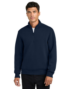 Mercer+Mettle MM3100 Navy-Soft Spacer 1/4-Zip  Navy