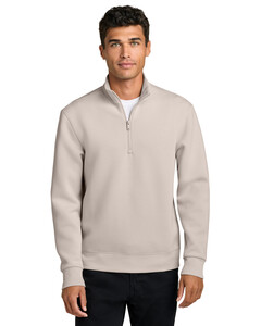 Mercer+Mettle MM3100 Natural-Soft Spacer 1/4-Zip  Natural