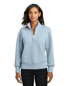 Mercer+Mettle MM3101 Blue-Women's Soft Spacer 1/4-Zip Blue