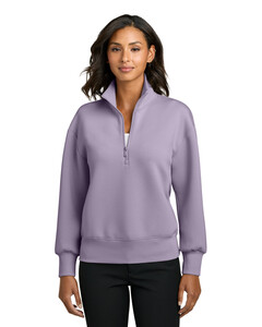 Mercer+Mettle MM3101 Purple-Women's Soft Spacer 1/4-Zip Purple