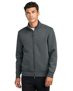 Mercer+Mettle MM3102 Gray-Soft Spacer Full-Zip Gray