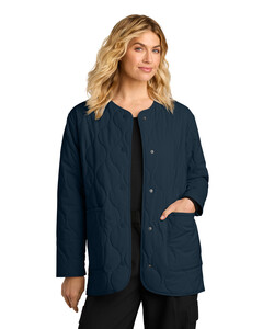 Mercer+Mettle MM7203 Navy-Women's Quilted Liner Jacket Navy