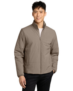 Mercer+Mettle MM7220 Brown-Brookline Quilted Jacket Brown