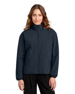 Mercer+Mettle MM7221 Navy-Women's Brookline Quilted Jacket  Navy