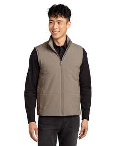 Mercer+Mettle MM7222 Brown-Brookline Quilted Vest Brown