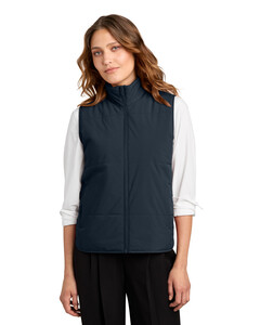 Mercer+Mettle MM7223 Navy-Women's Brookline Quilted Vest Navy
