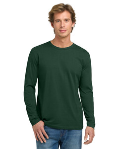 Next Level Apparel 3601 Green-Cotton Long Sleeve Tee Green