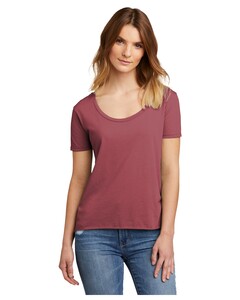 Women's Festival Scoop Neck Tee. Red Next Level Apparel 5030 Red