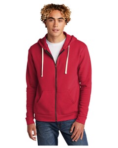 Unisex Beach Fleece Full-Zip Hoodie Red Next Level Apparel 9602 Red