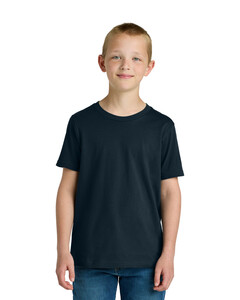Youth Cotton T-Shirt Navy Next Level Apparel NL3310 Navy