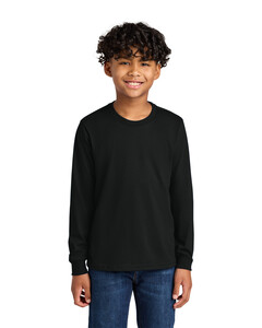 Next Level Apparel NL3311 Black-Youth Cotton Long Sleeve Tee Black
