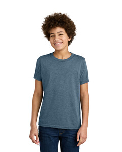 Next Level Apparel NL3312 Blue-Youth CVC T-Shirt Blue