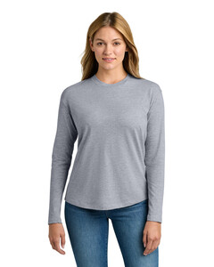 Next Level Apparel NL3911 Gray-Women's Cotton Relaxed Long Sleeve Tee Gray