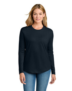 Next Level Apparel NL3911 Navy-Women's Cotton Relaxed Long Sleeve Tee Navy