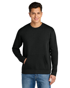 Next Level Apparel NL9001 Black-Santa Barbara Pocket Sweatshirt Black