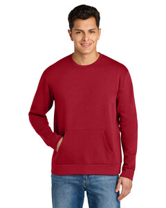 Next Level Apparel NL9001 Red-Santa Barbara Pocket Sweatshirt Red
