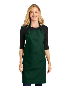 Port Authority A900 Green-Signature Heavy Twill Bib Apron  Green