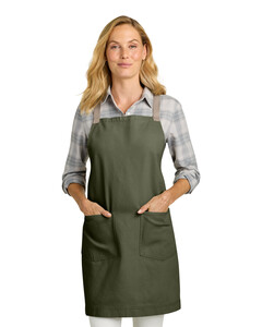Port Authority A902 Green-Signature Heavy Twill Crossback Apron Green