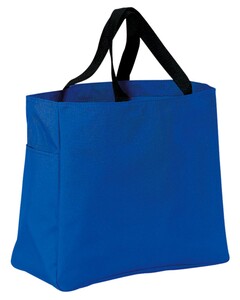 Port Authority B0750 Blue-Improved Essential Tote Bag Blue