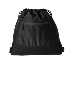 Port Authority BG619 Black-Agility Mesh Pocket Cinch Black