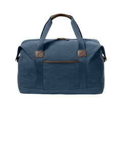 Port Authority BG8030 Navy-Washed Canvas Duffel Navy