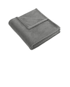 Port Authority BP37 Gray-Dream Plush Blanket Gray