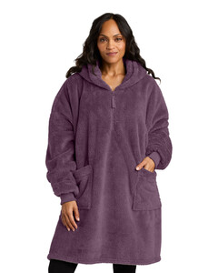 Port Authority BP42 Purple-Plush Poncho  Purple