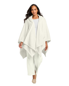 Port Authority BP44 White-Dream Plush Open Hoodie White