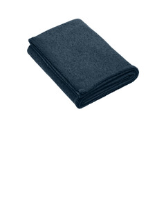 Port Authority BP46 Navy-Arc Sweater Fleece Blanket Navy