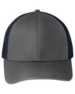 Snapback Trucker Hat Gray Port Authority C112 Gray