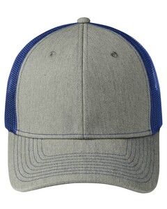 Snapback Trucker Hat Gray Port Authority C112 Gray