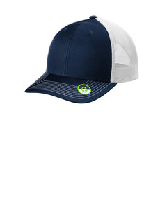 Port Authority C402ECO Navy-Eco Snapback Trucker Cap Navy