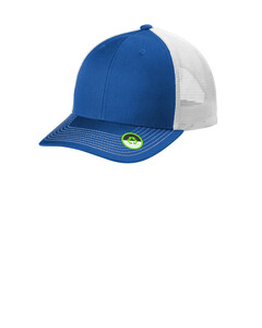 Port Authority C402ECO Blue-Eco Snapback Trucker Cap Blue