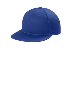 Port Authority C406 Blue-Snapback Flat Bill Cap Blue