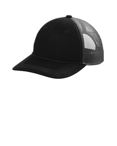 Port Authority C409 Gray-Unstructured Snapback Trucker Cap Gray