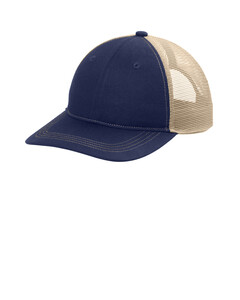 Port Authority C409 Navy-Unstructured Snapback Trucker Cap Navy