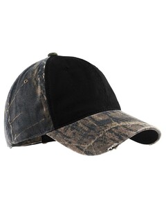 Camo hat with Contrast Front Panel Camo Port Authority C807 Camo