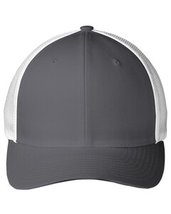 Flexfit Trucker Hat Gray Port Authority C812 Gray