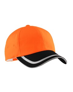 Port Authority C836 Orange-Safety Cap Orange