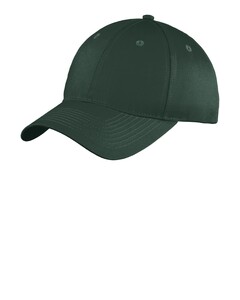 Port Authority C914 Green-Six-Panel Unstructured Twill Dad Hat Green