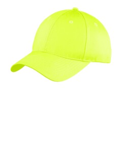 Port Authority C914 Yellow-Six-Panel Unstructured Twill Dad Hat Yellow