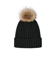 Port Authority C990 Acrylic Blend-Faux Fur Pom Beanie Acrylic Blend