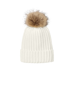 Port Authority C990 Acrylic Blend-Faux Fur Pom Beanie Acrylic Blend